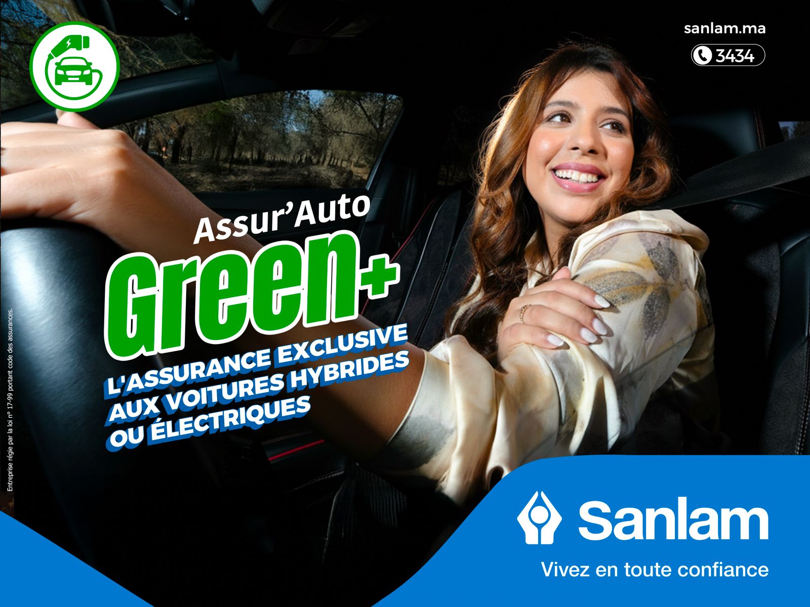 Sanlam Maroc lance “Assur’Auto Green+”, une assurance dédiée aux véhicules hybrides et électriques